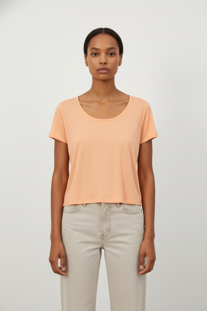T-shirt Orange - Taille XS/34