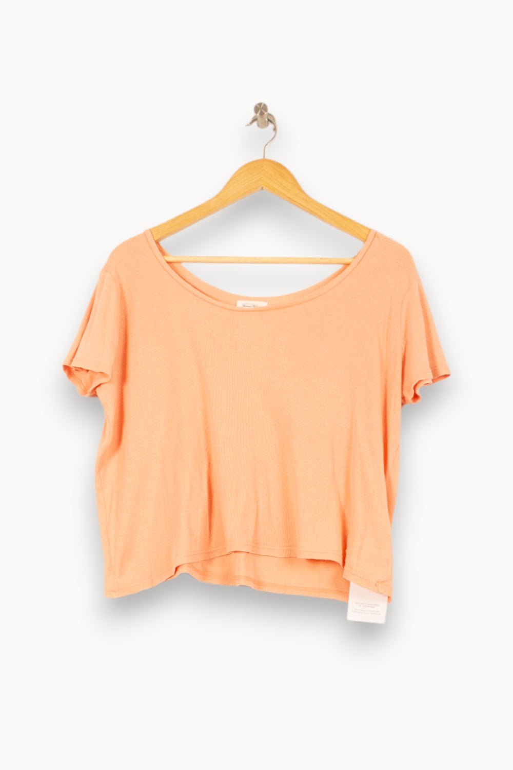 T-shirt Orange - Taille XS/34 de la marque American Vintage | PARAD61484 - Vendu par Paradigme - Image 2