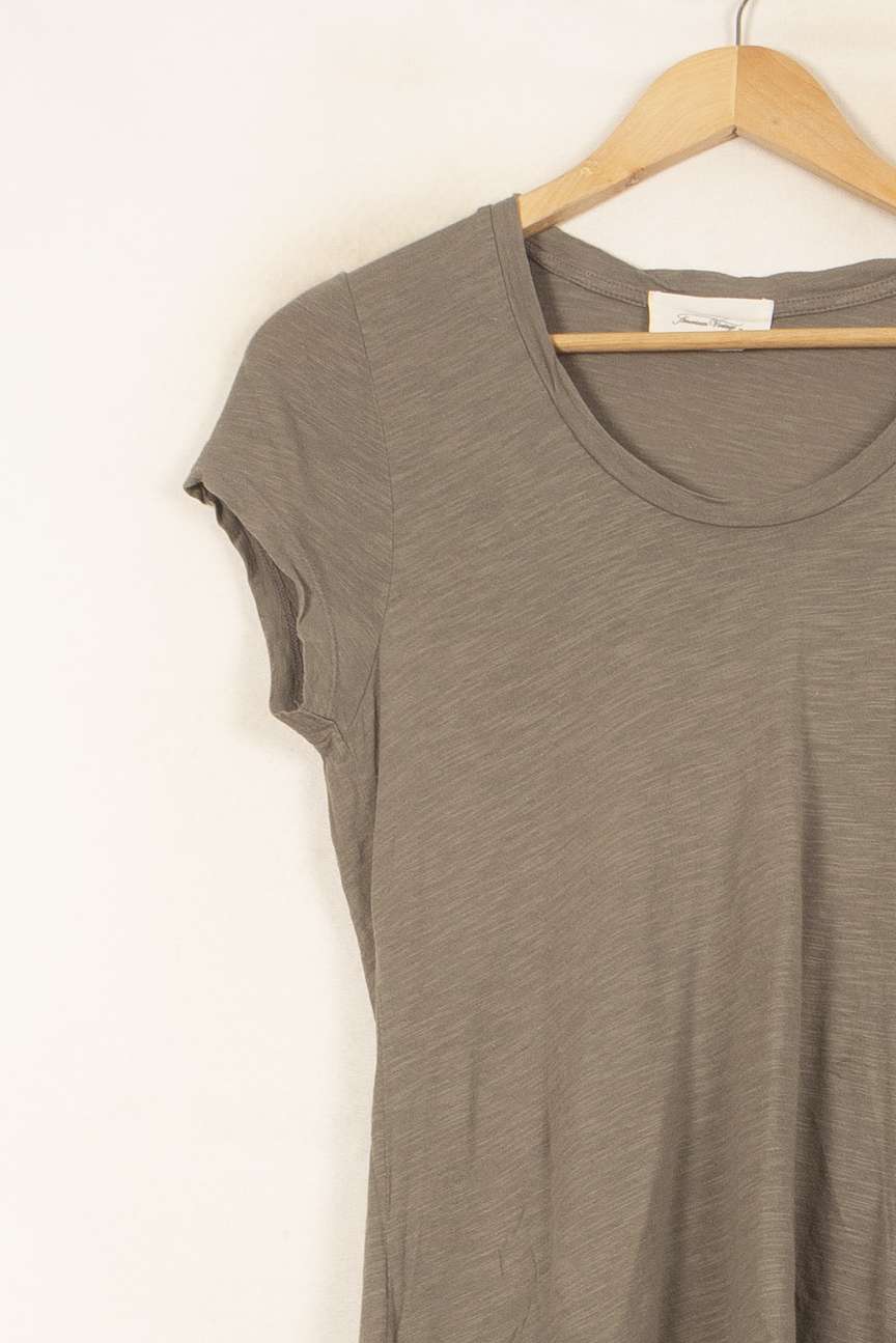 Tee-shirt Vert - Taille XS/34 de la marque American Vintage | PARAD61486 - Vendu par Paradigme - Image 3