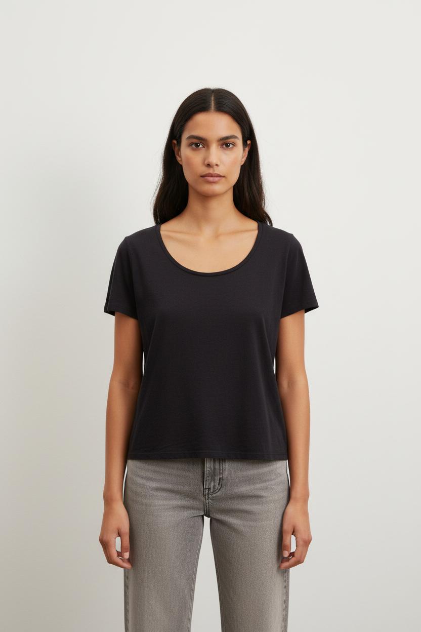 T-shirt Noir - Taille XS/34