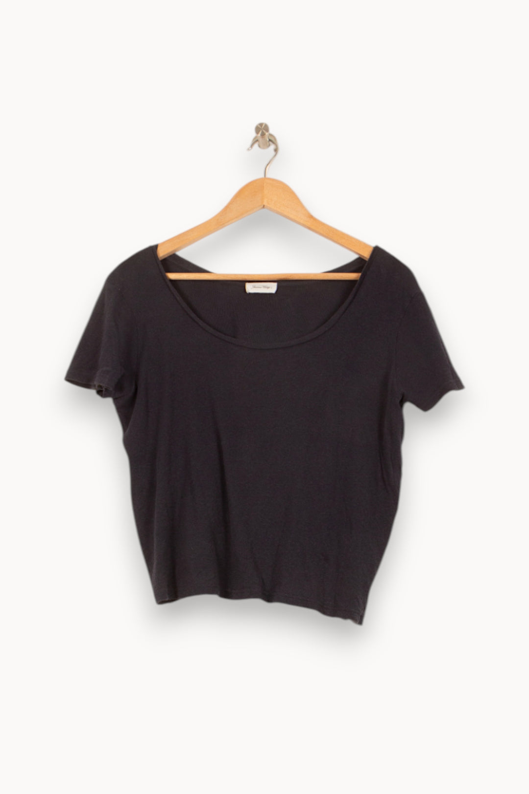 T-shirt Noir - Taille XS/34 de la marque American Vintage | PARAD61490 - Vendu par Paradigme - Image 2