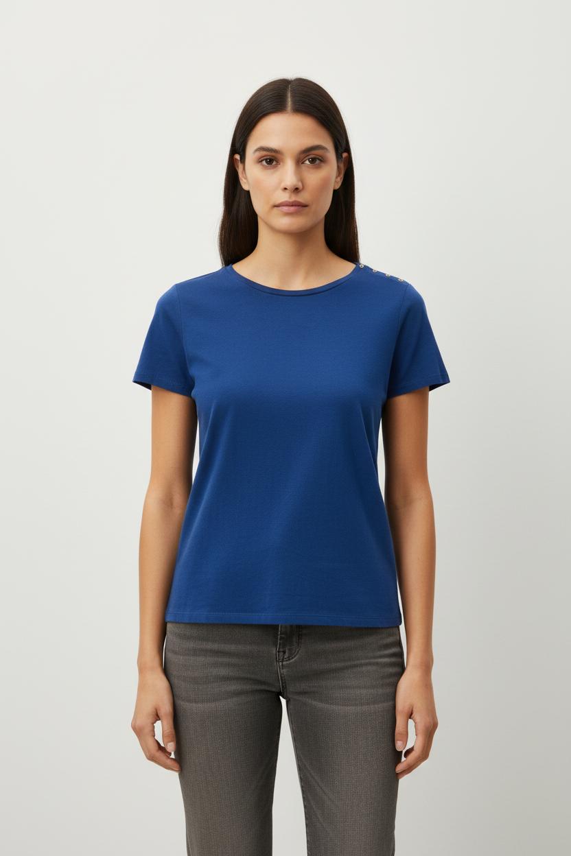 Tee-shirt Bleu - Taille L/40
