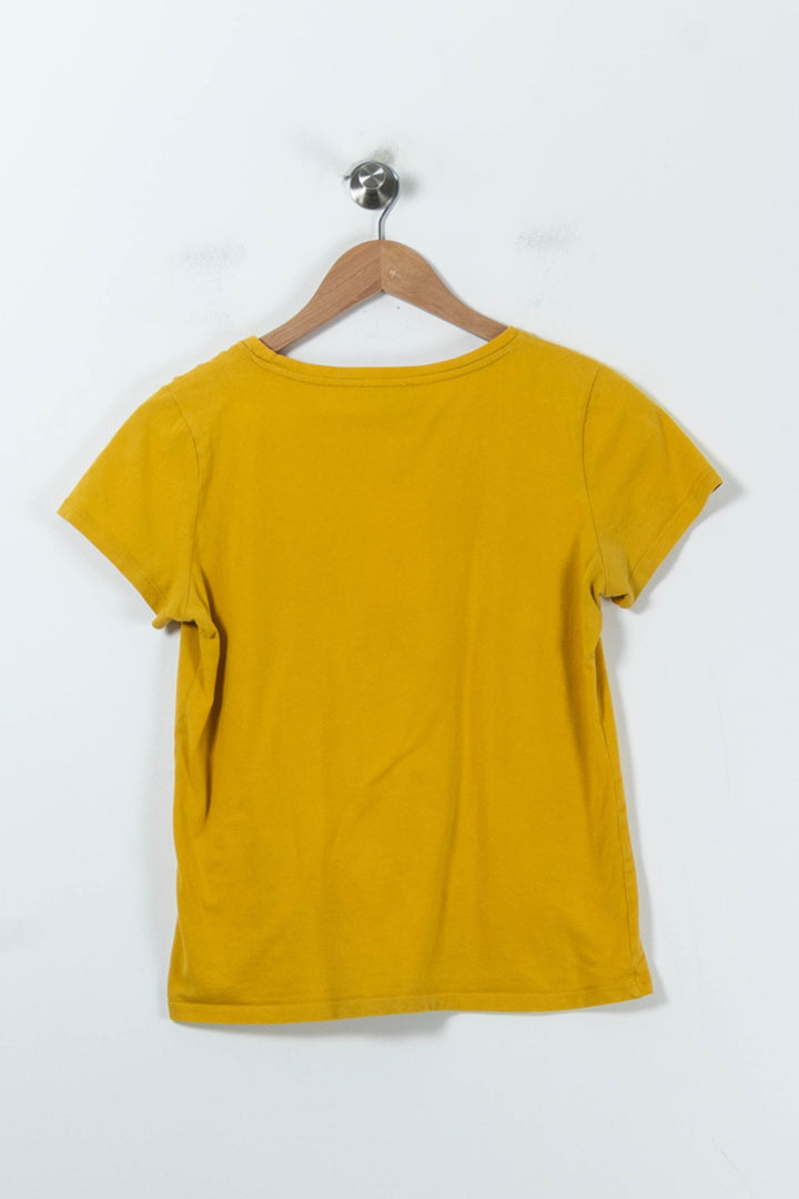 Tee-shirt Jaune - Taille M/38 de la marque Caroll | PARAD61500 - Vendu par Paradigme - Image 4