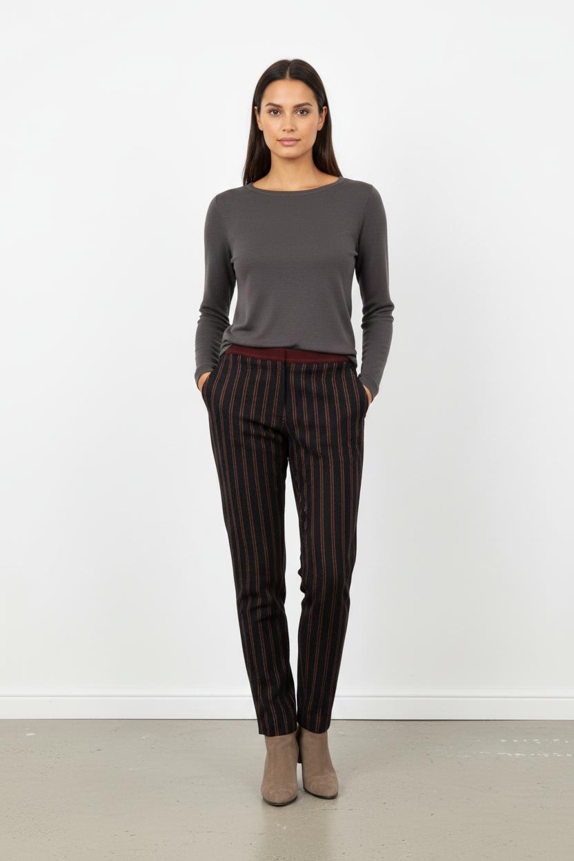 Pantalon Noir et Rouge - Taille XS/34