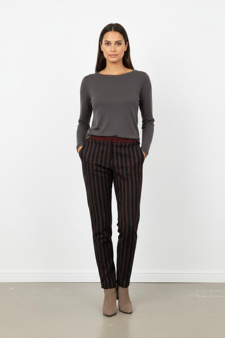 Pantalon Noir et Rouge - Taille XS/34