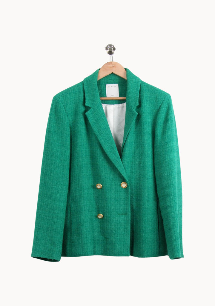 Blazer Vert - Taille XL/42 de la marque Sandro | PARAD61514 - Vendu par Paradigme - Image 2