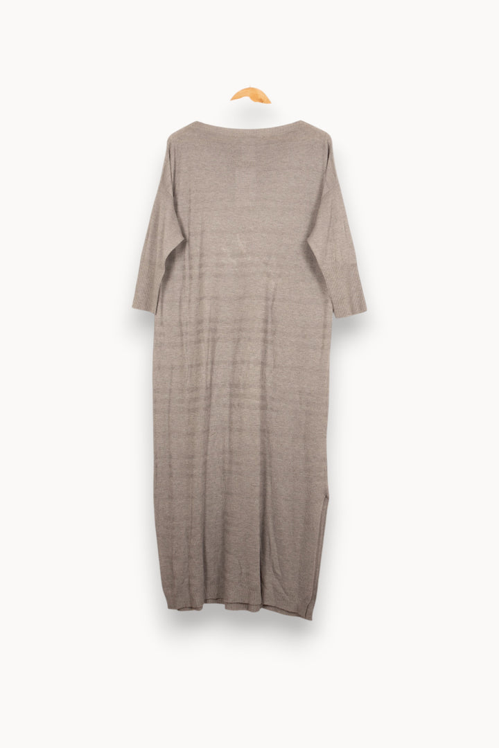 Robe Pull Grise - Taille S/36 de la marque La Fée Maraboutée | PARAD61517 - Vendu par Paradigme - Image 4