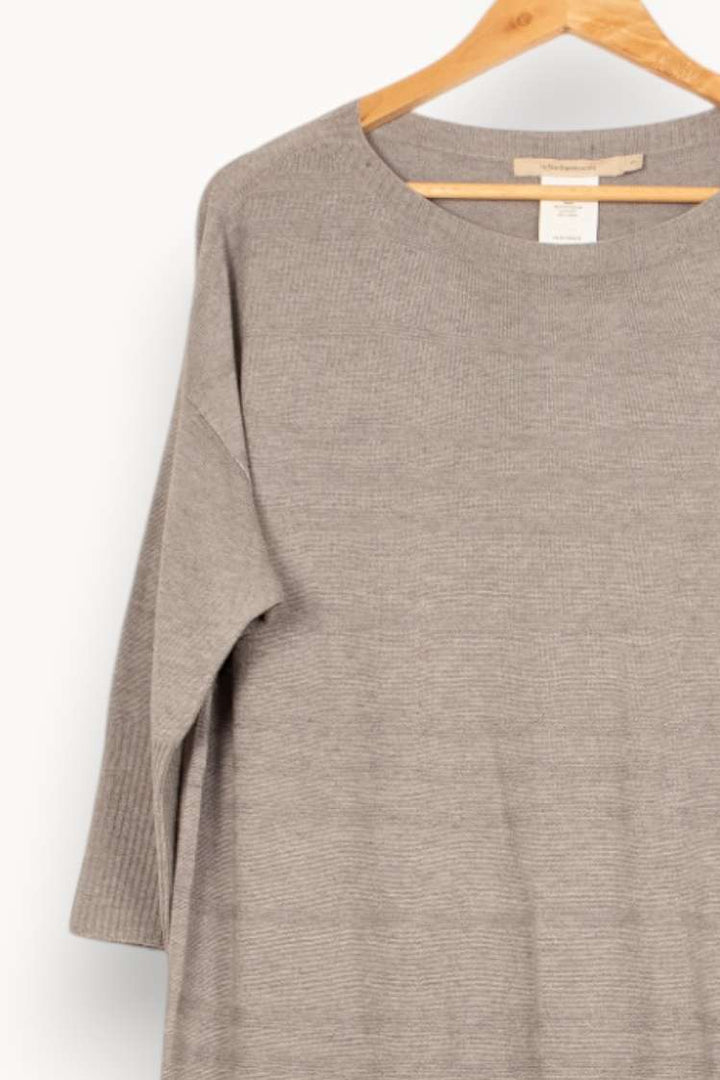 Robe Pull Grise - Taille S/36 de la marque La Fée Maraboutée | PARAD61517 - Vendu par Paradigme - Image 3