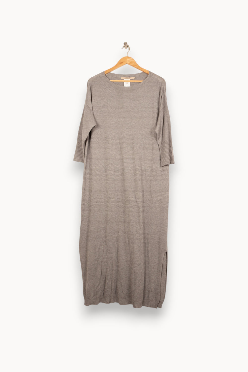 Robe Pull Grise - Taille S/36 de la marque La Fée Maraboutée | PARAD61517 - Vendu par Paradigme - Image 2