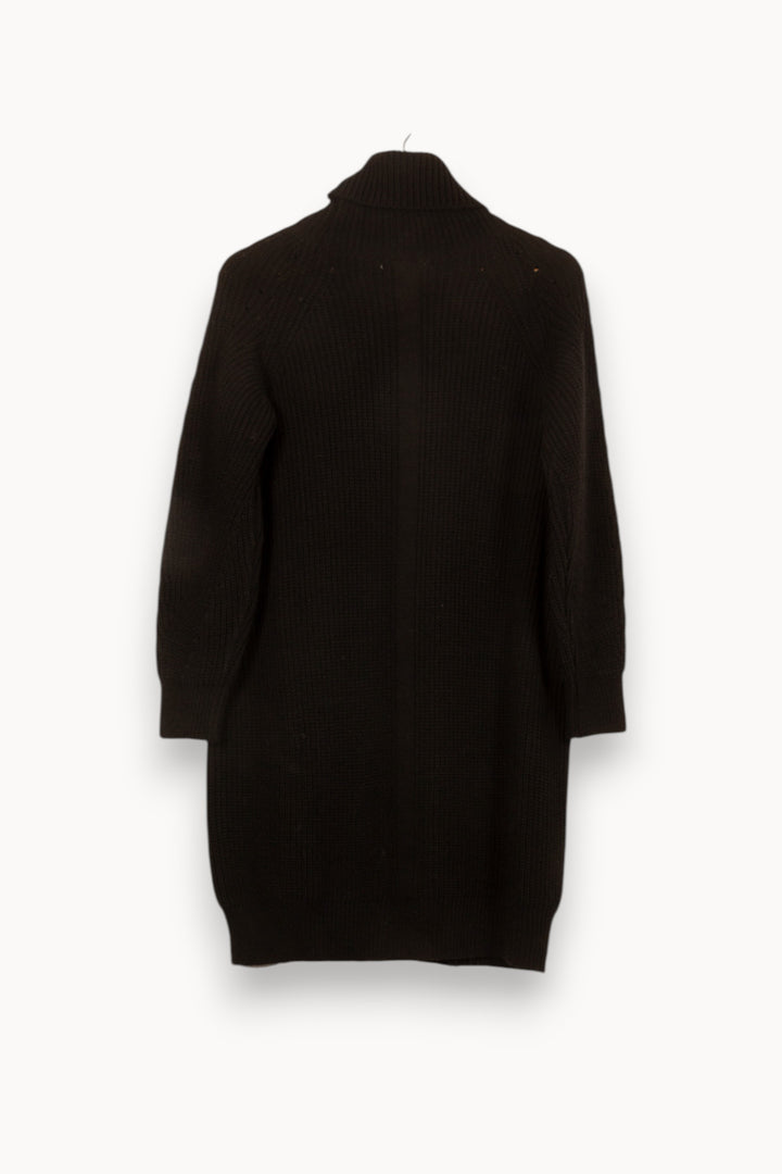 Robe Pull Noire - Taille XS/34 de la marque La Fée Maraboutée | PARAD61518 - Vendu par Paradigme - Image 4