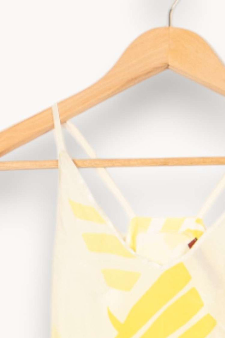 Débardeur Blanc et Jaune - Taille XS/34 de la marque Comptoir des Cotonniers | PARAD61520 - Vendu par Paradigme - Image 3