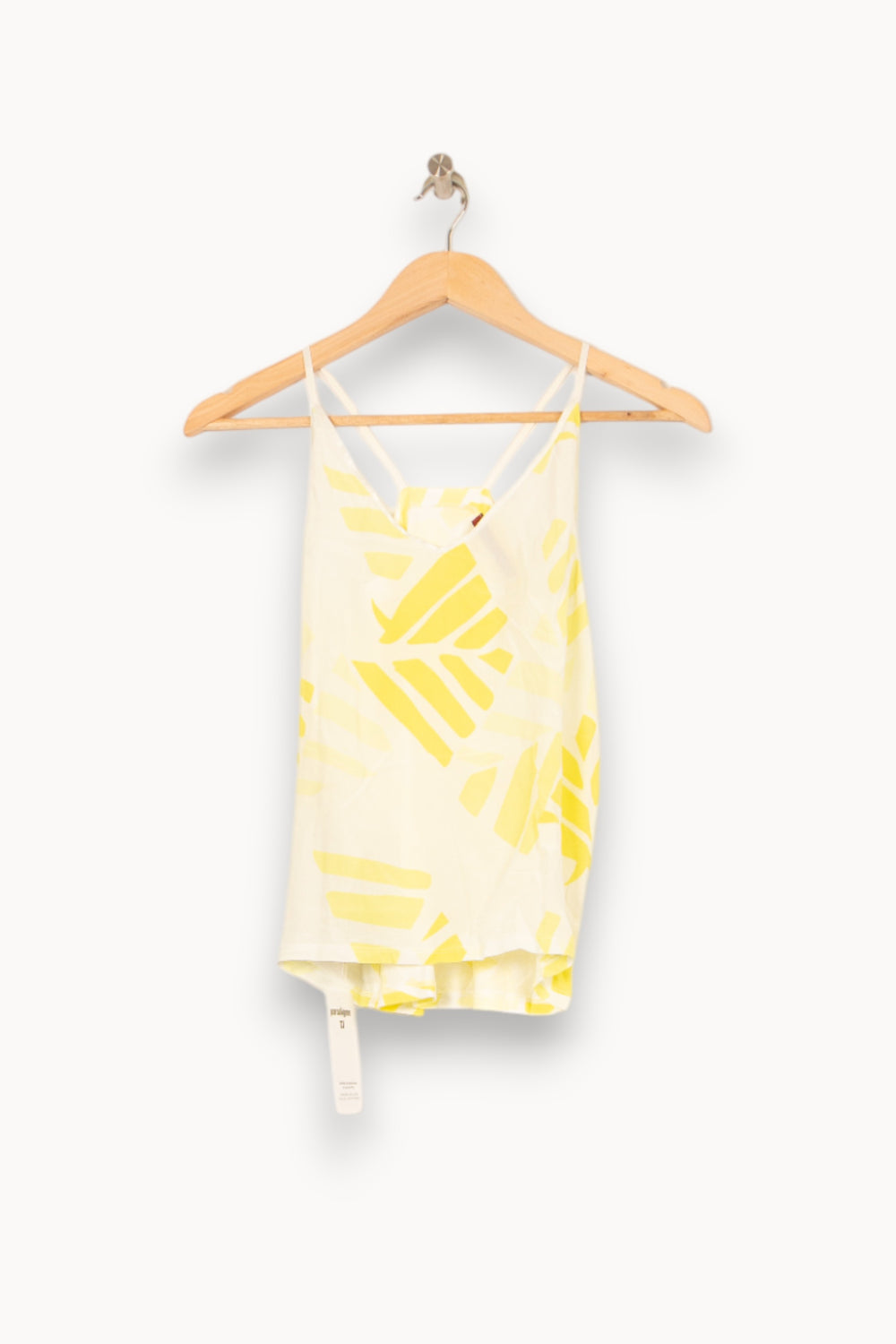 Débardeur Blanc et Jaune - Taille XS/34 de la marque Comptoir des Cotonniers | PARAD61520 - Vendu par Paradigme - Image 2