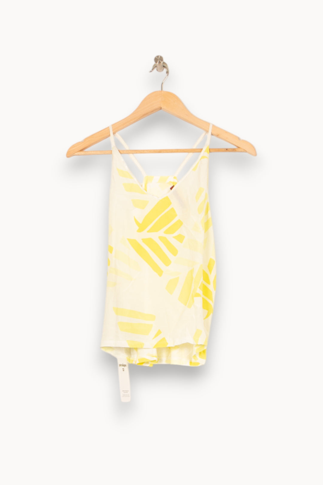 Débardeur Blanc et Jaune - Taille XS/34 de la marque Comptoir des Cotonniers | PARAD61520 - Vendu par Paradigme - Image 2