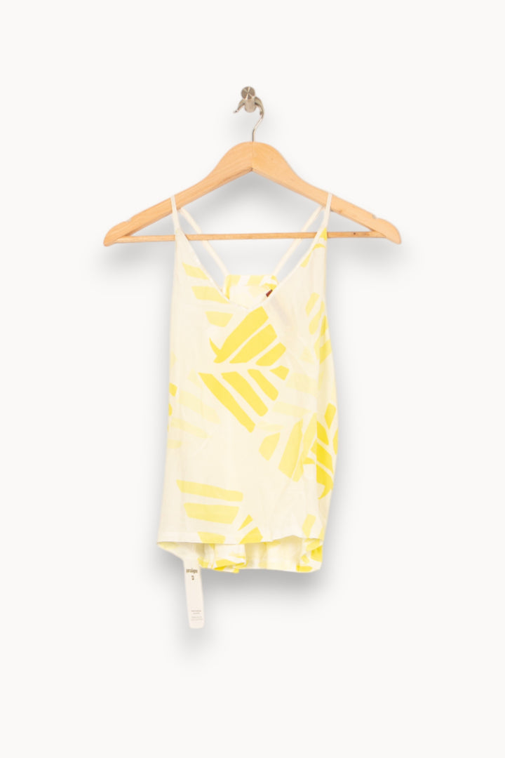 Débardeur Blanc et Jaune - Taille XS/34 de la marque Comptoir des Cotonniers | PARAD61520 - Vendu par Paradigme - Image 2