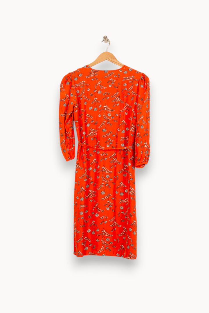 Robe Fleurie Orange - Taille XS/34 de la marque Comptoir des Cotonniers | PARAD61521 - Vendu par Paradigme - Image 4