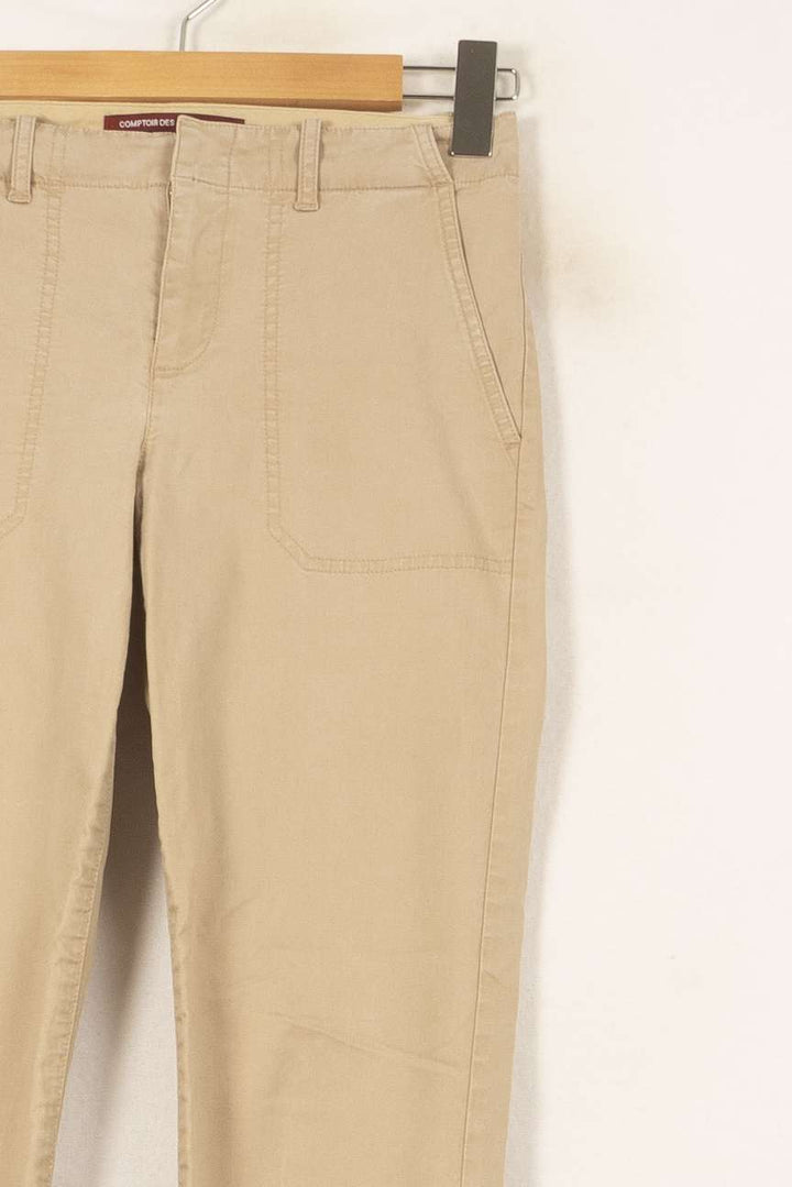 Pantalon Beige - Taille XS/34 de la marque Comptoir des Cotonniers | PARAD61522 - Vendu par Paradigme - Image 3
