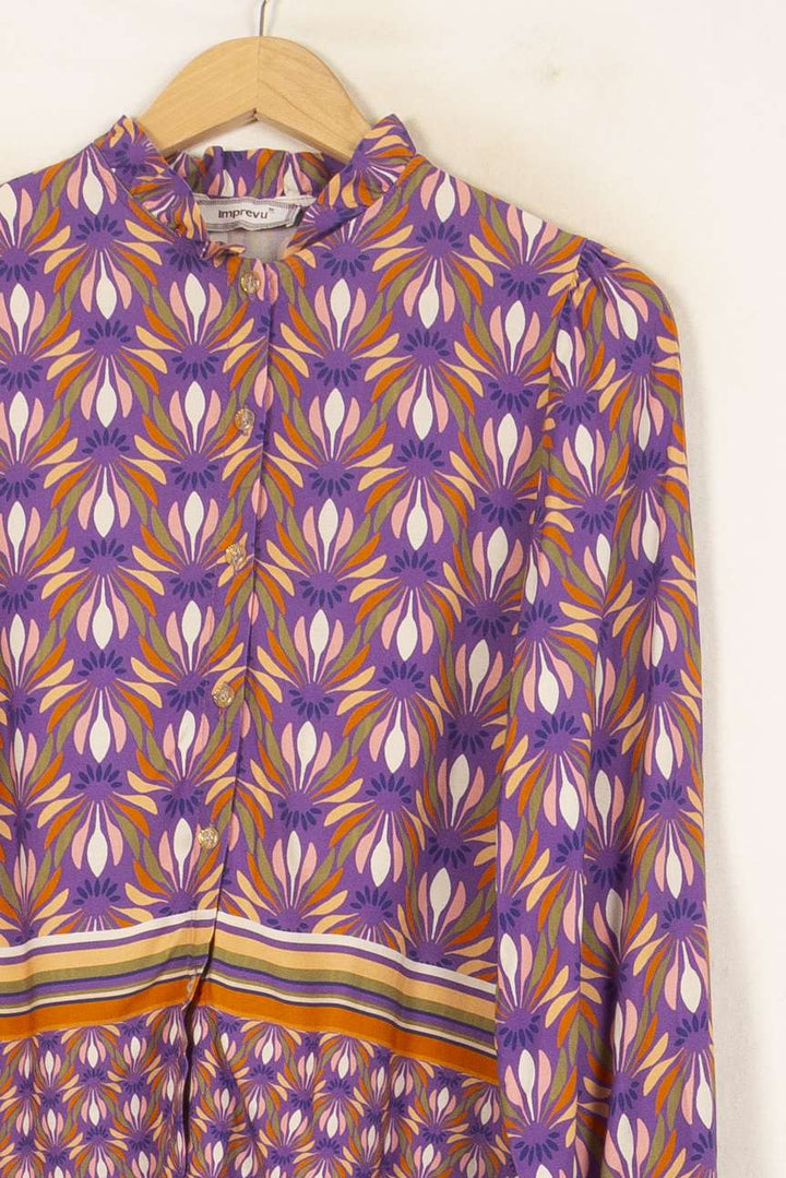 Blouse Violette et Orange - Taille S/36 de la marque Imprevu | PARAD61526 - Vendu par Paradigme - Image 3