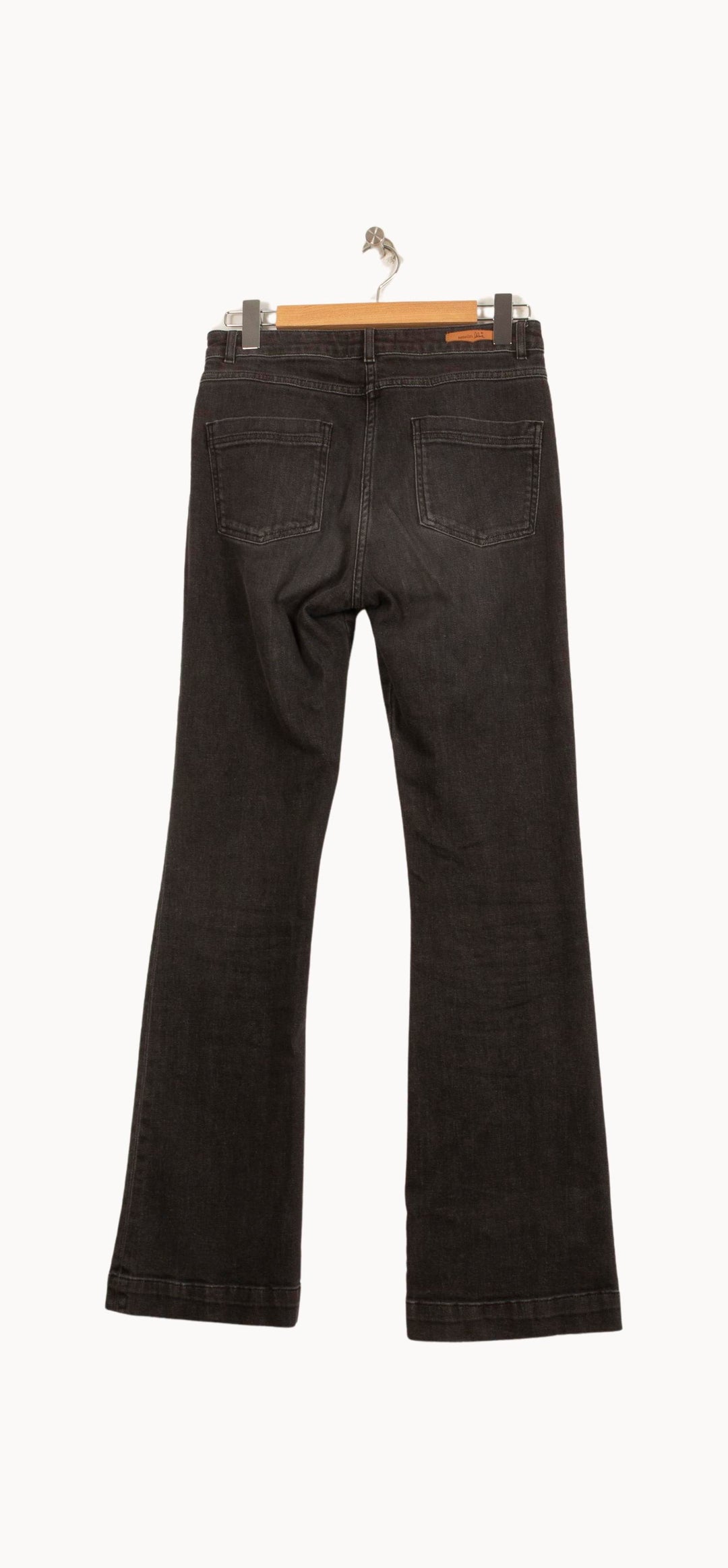 Jean Flare Gris - Taille M/38 de la marque Sessùn | PARAD61528 - Vendu par Paradigme - Image 4