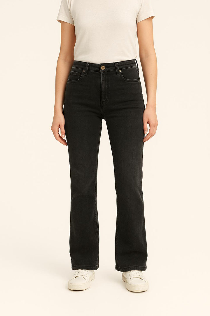 Jean Flare Gris - Taille M/38 de la marque Sessùn | PARAD61528 - Vendu par Paradigme - Image 1