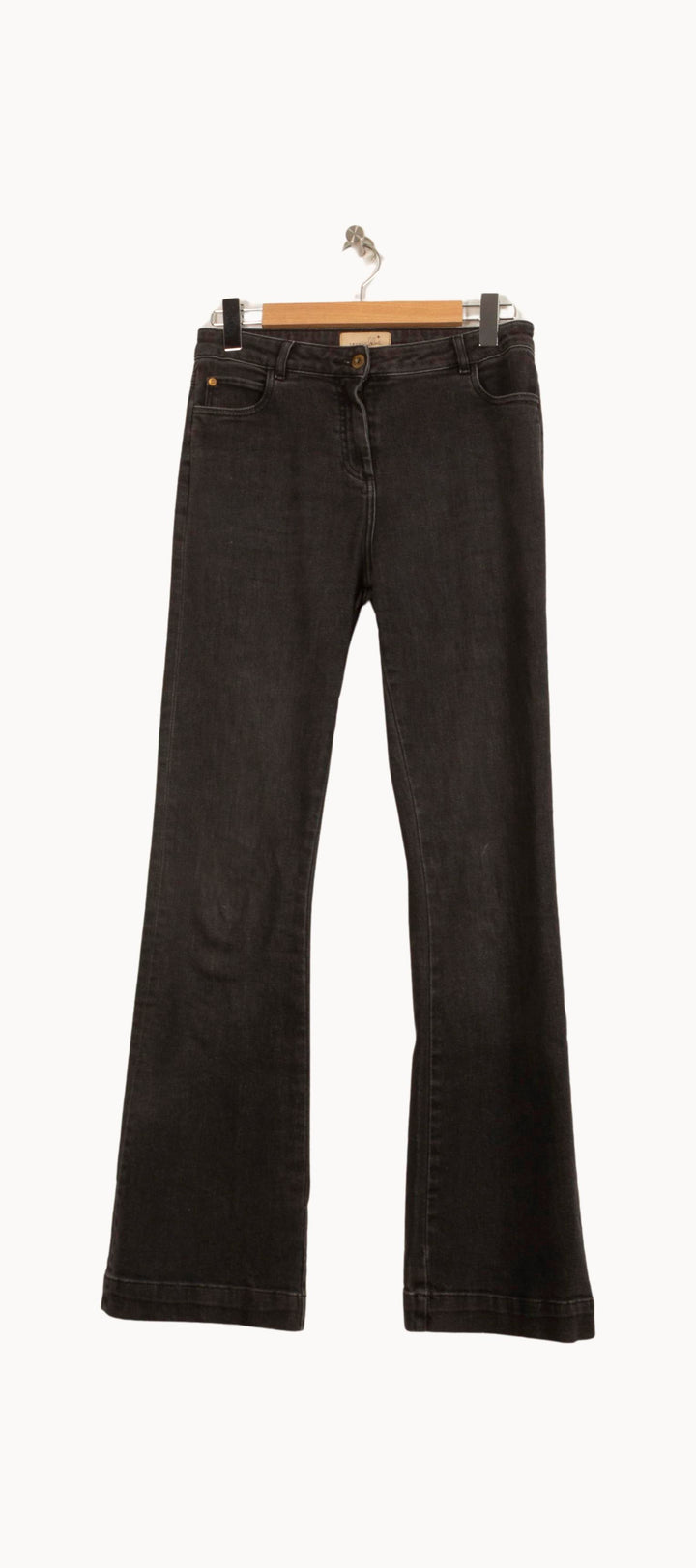 Jean Flare Gris - Taille M/38 de la marque Sessùn | PARAD61528 - Vendu par Paradigme - Image 2