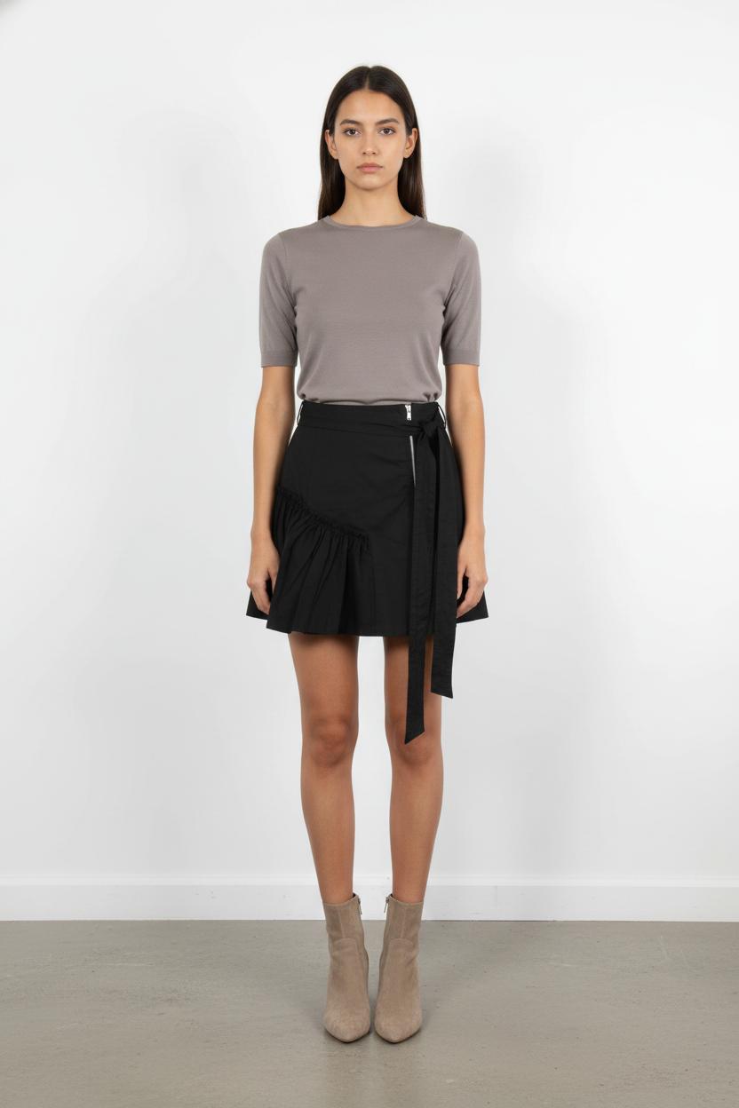 Jupe Asymétrique Noire - Taille M/38