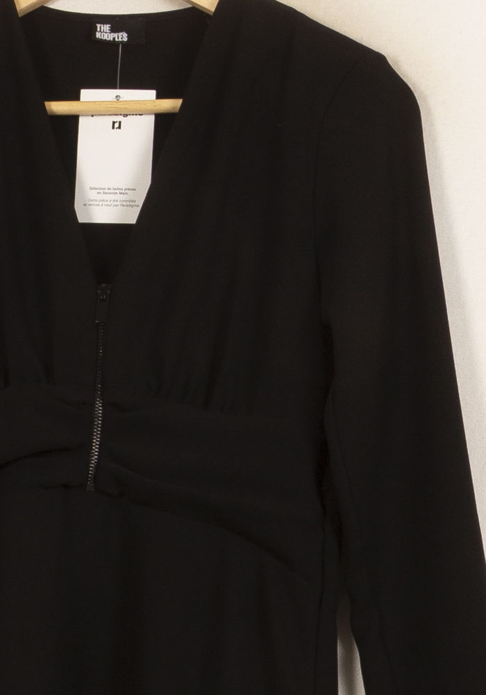 Robe Courte Noire - Taille S/36 de la marque The Kooples | PARAD61538 - Vendu par Paradigme - Image 3