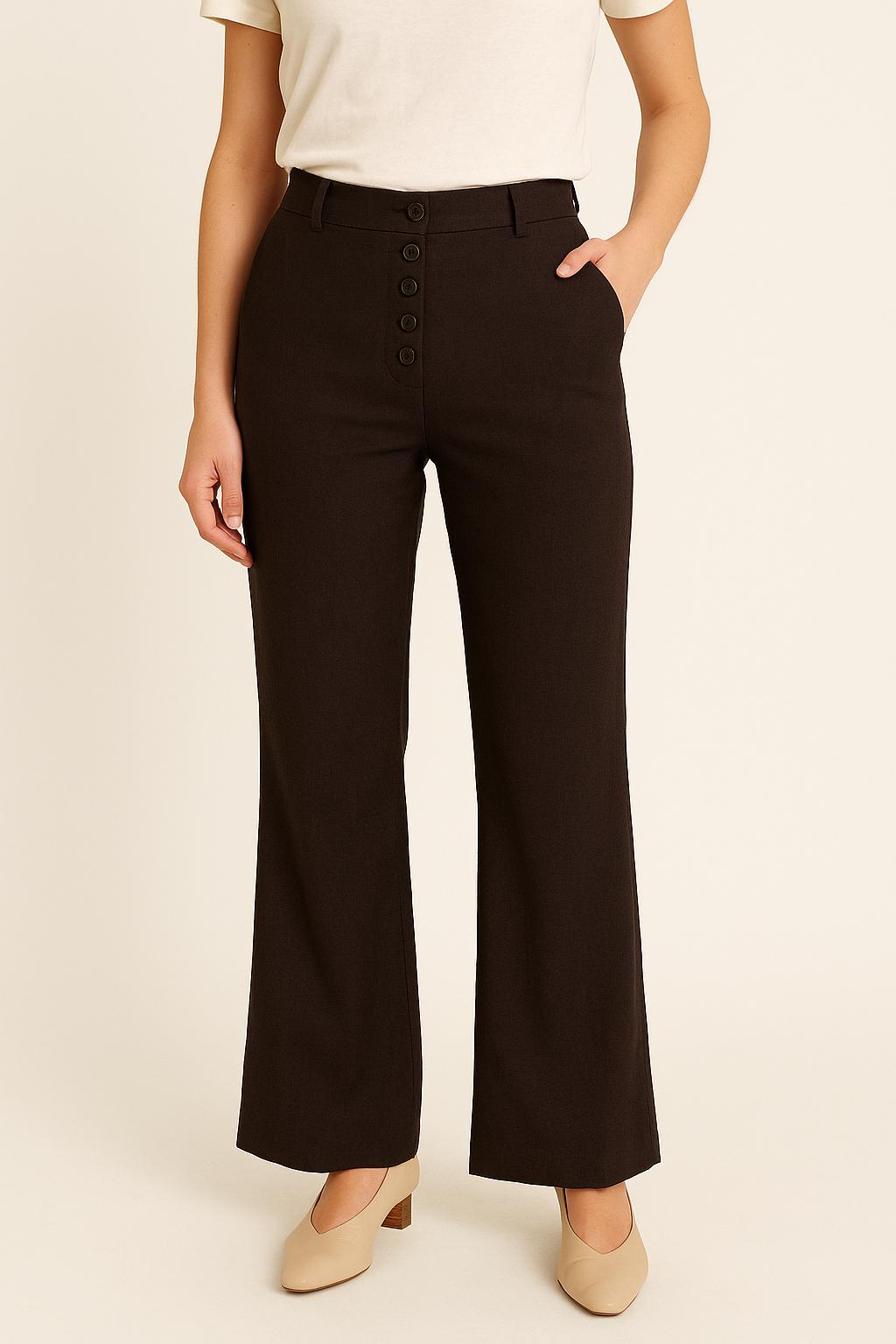 Pantalon Évasé Gris - Taille S/36 de la marque The Kooples | PARAD61541 - Vendu par Paradigme - Image 1