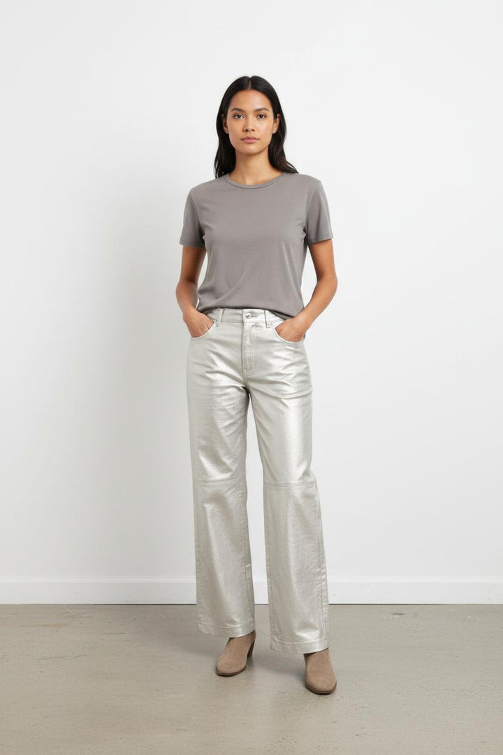 Pantalon Large Gris - Taille M/38