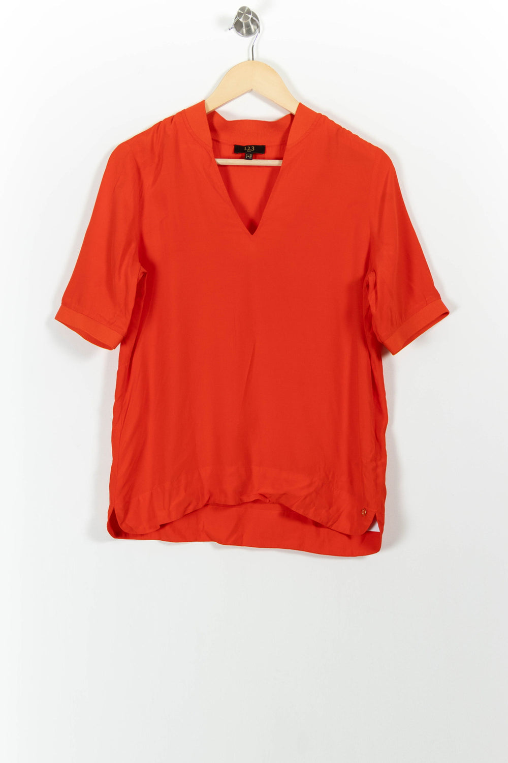 Blouse Rouge - Taille S/36 de la marque Maison 123 | PARAD61550 - Vendu par Paradigme - Image 2