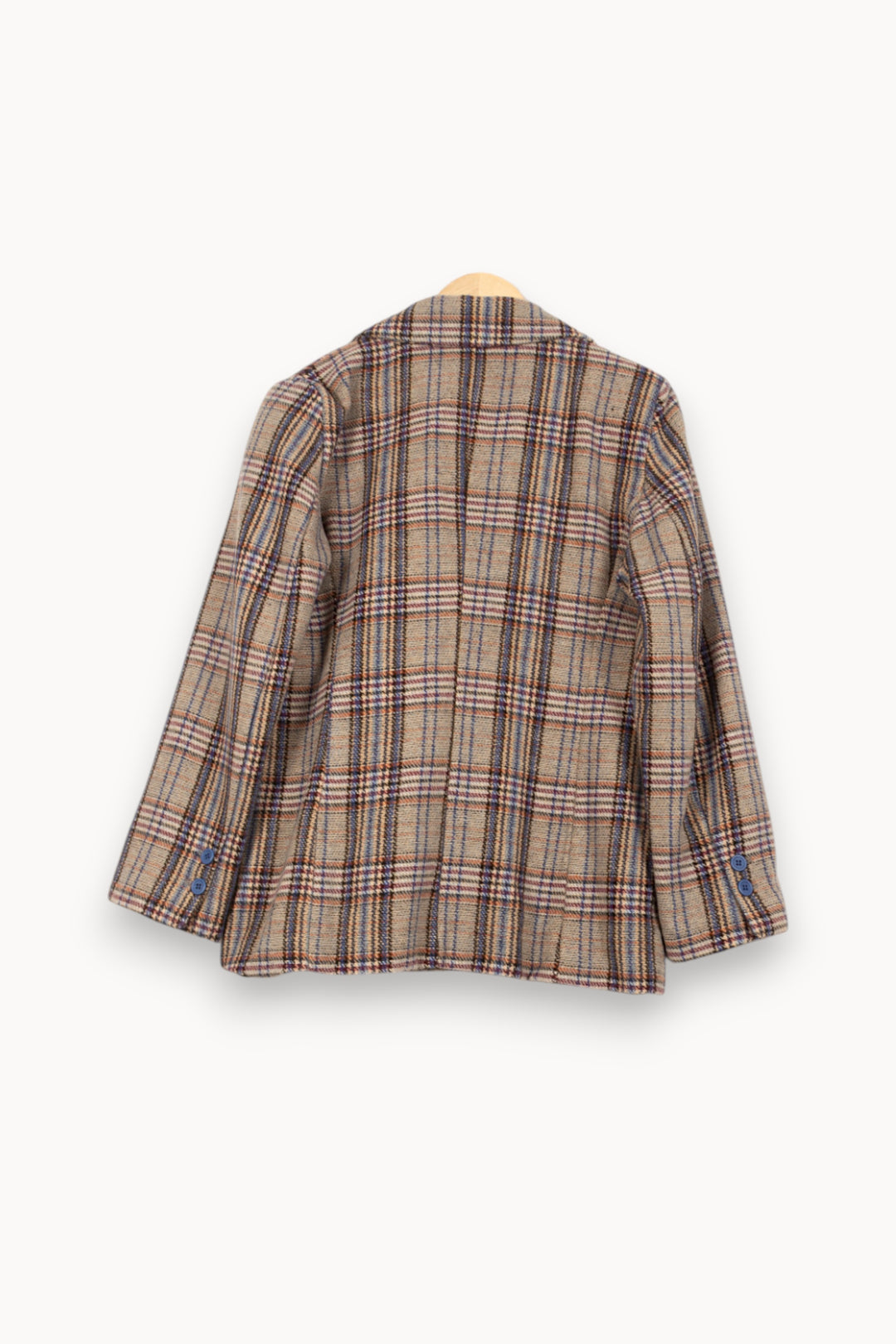 Blazer Bleu et Beige - Taille M/38 de la marque Imprevu | PARAD61554 - Vendu par Paradigme - Image 4