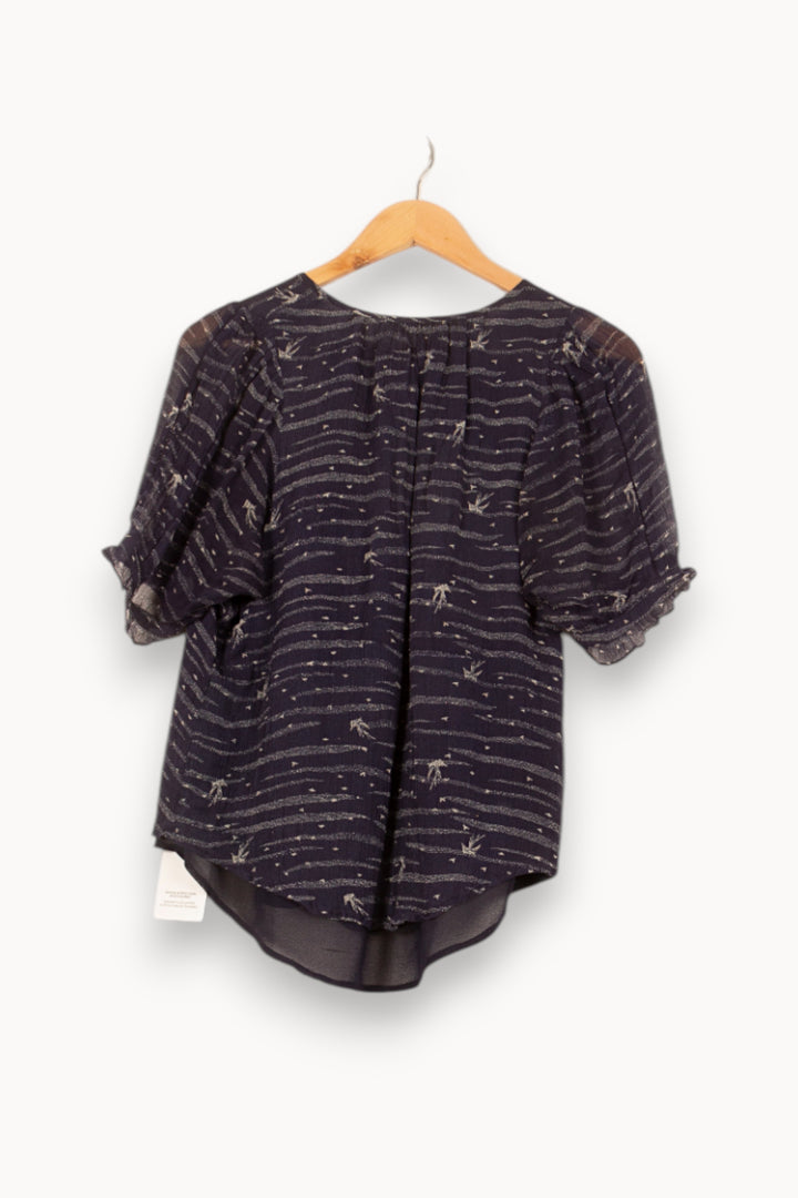 Blouse Bleue - Taille XS/34 de la marque Sessùn | PARAD61556 - Vendu par Paradigme - Image 4