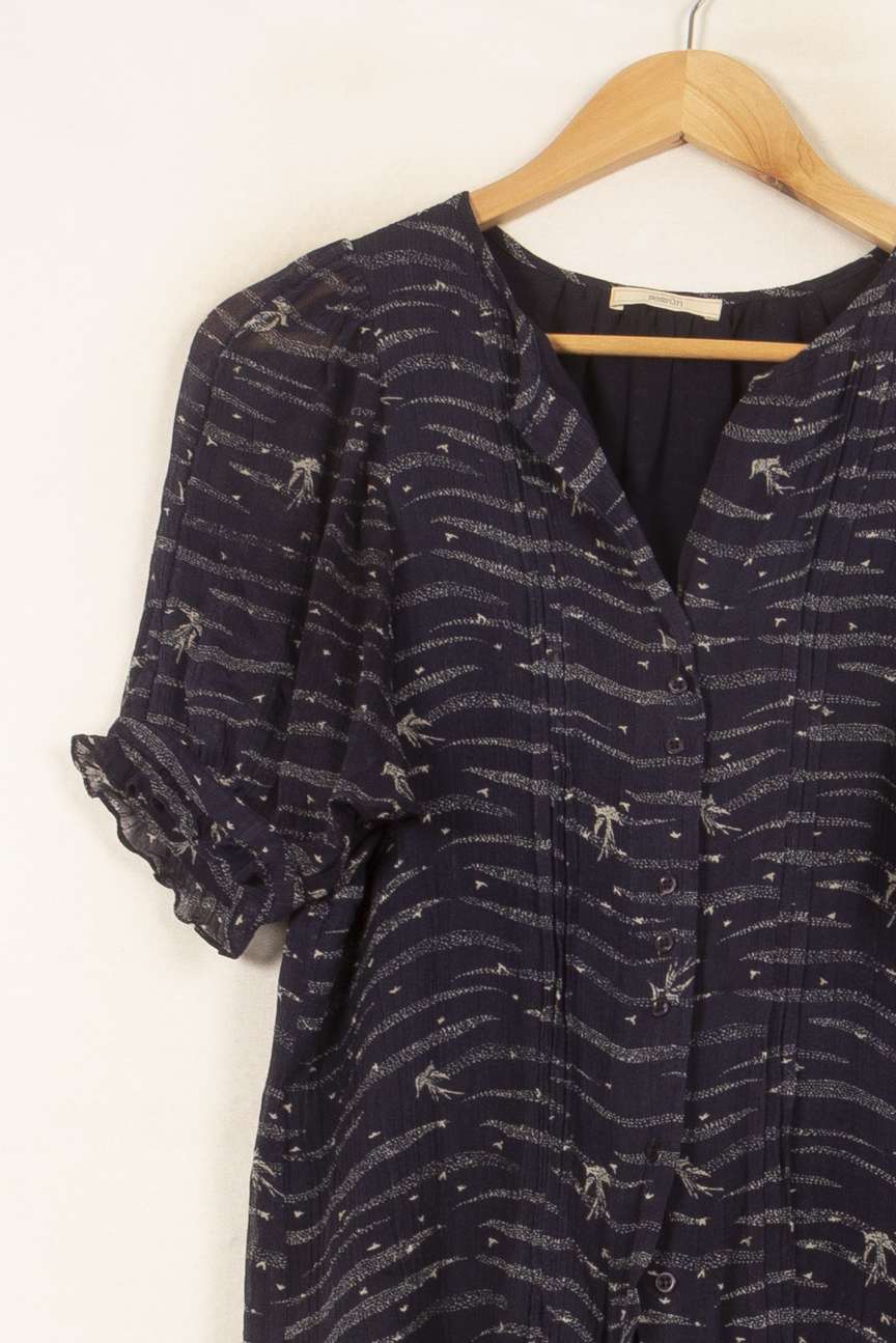 Blouse Bleue - Taille XS/34 de la marque Sessùn | PARAD61556 - Vendu par Paradigme - Image 3
