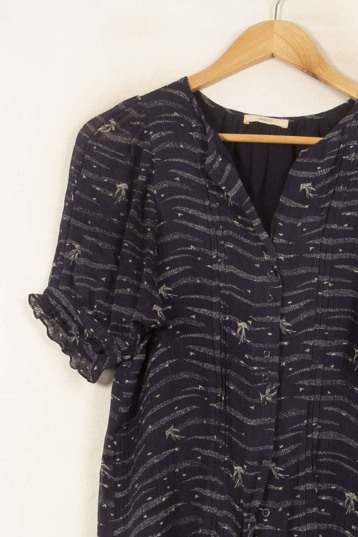 Blouse Bleue - Taille XS/34 de la marque Sessùn | PARAD61556 - Vendu par Paradigme - Image 3