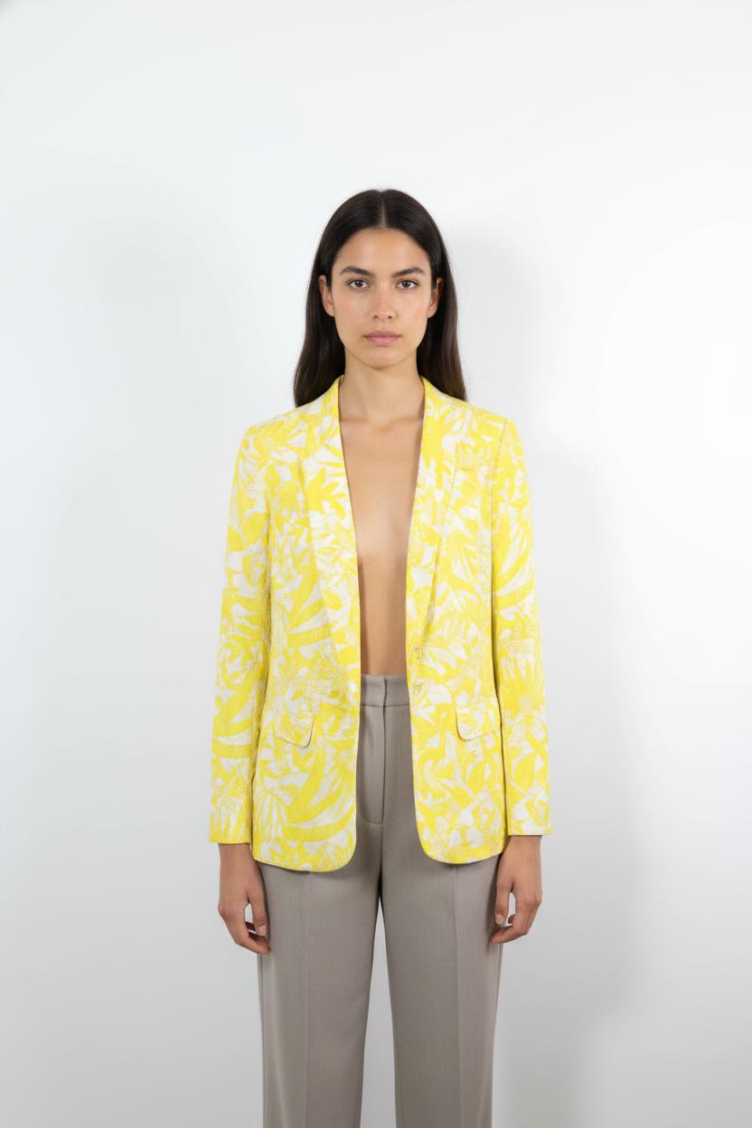 Blazer Jaune et Blanc - Taille M/38