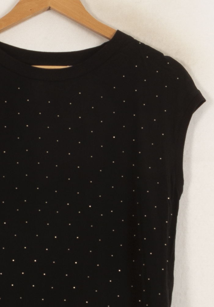 T-shirt Noir - Taille S/36 de la marque Sandro | PARAD61578 - Vendu par Paradigme - Image 3
