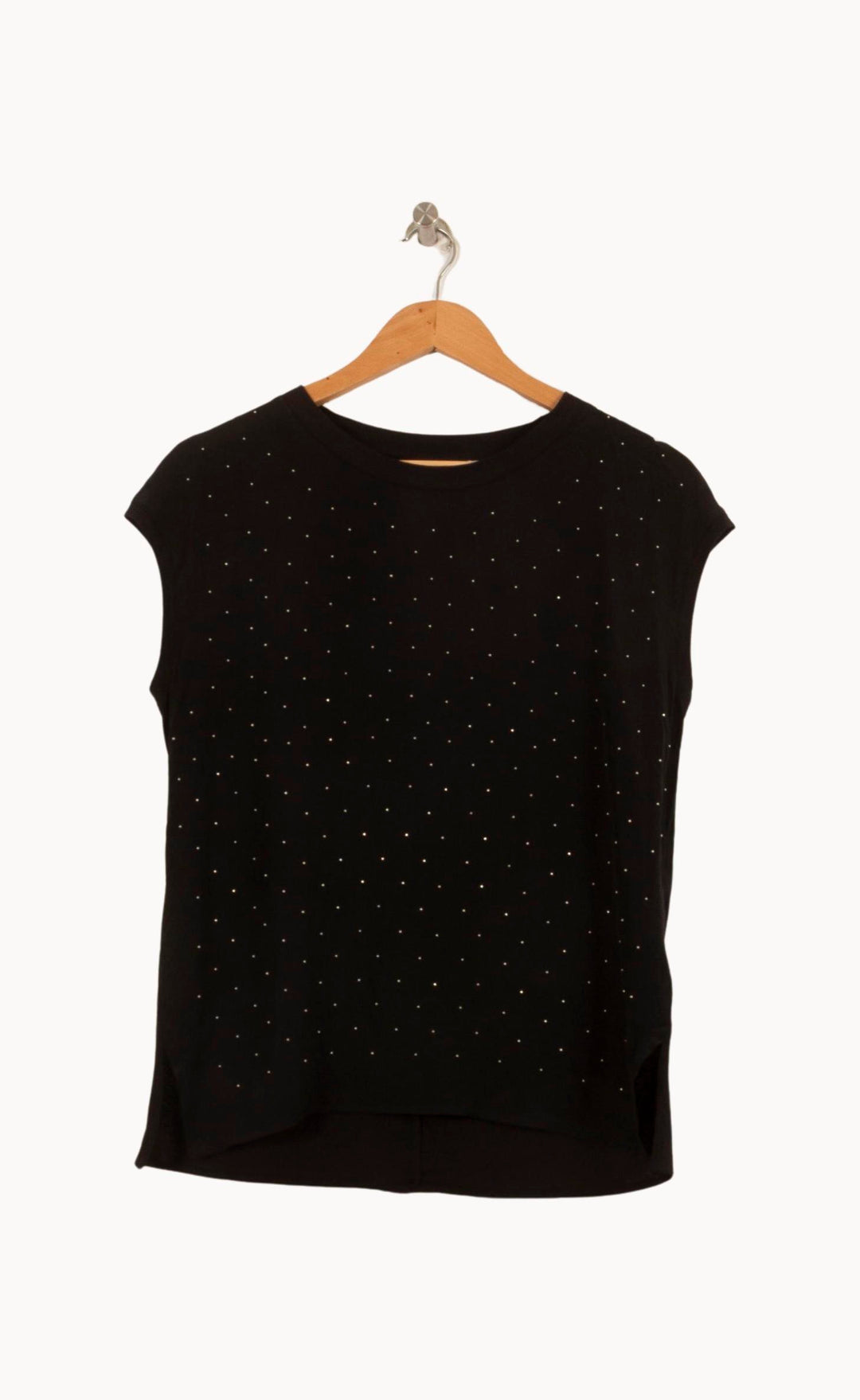 T-shirt Noir - Taille S/36 de la marque Sandro | PARAD61578 - Vendu par Paradigme - Image 2