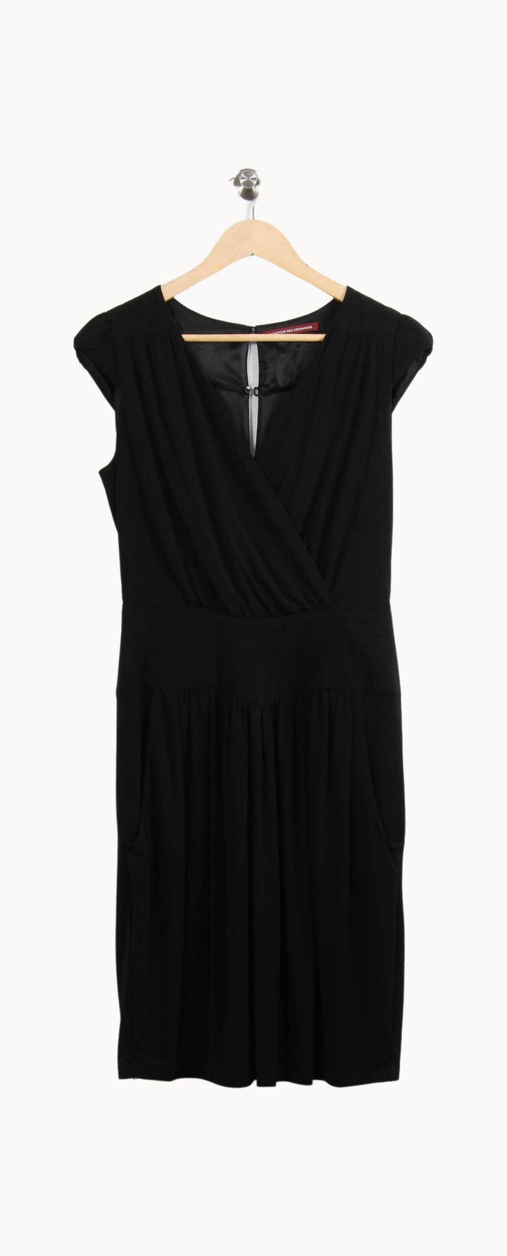 Robe Cache-Cœur Noire - Taille L/40 de la marque Comptoir des Cotonniers | PARAD61579 - Vendu par Paradigme - Image 2