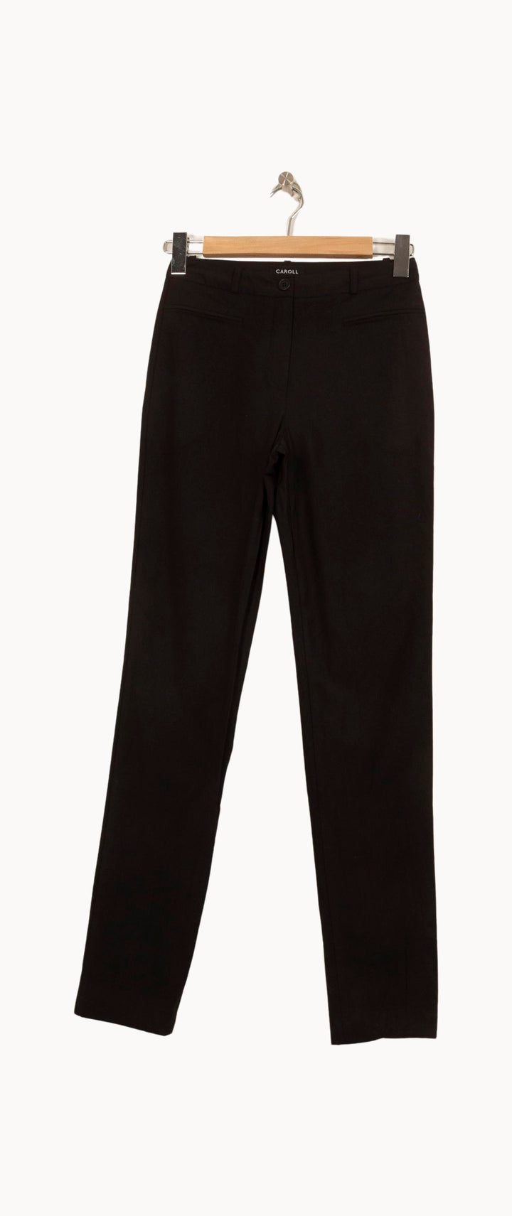 Pantalon Noir - Taille XS/34 de la marque Caroll | PARAD61585 - Vendu par Paradigme - Image 2