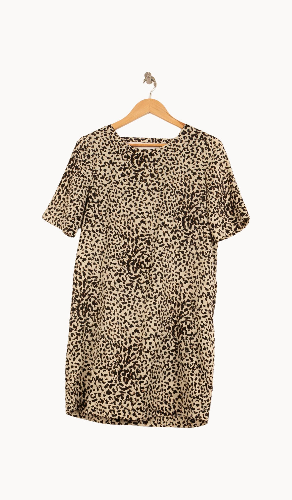Robe Courte Beige et Noire - Taille S/36 de la marque Suncoo | PARAD61591 - Vendu par Paradigme - Image 2