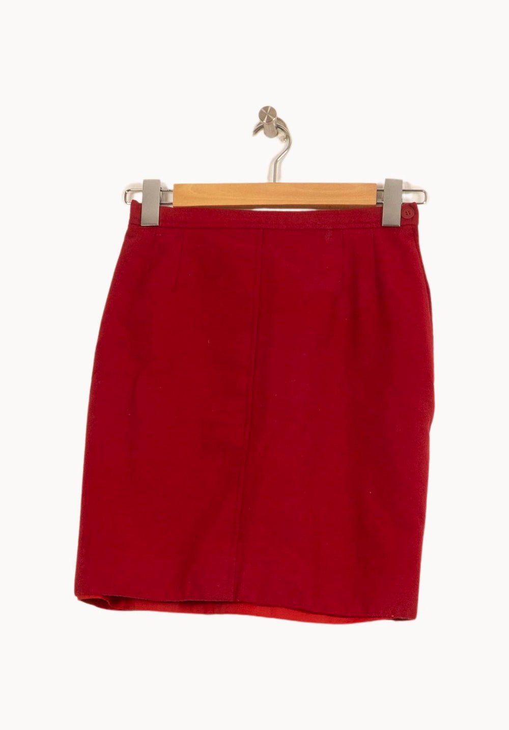 Jupe Droite Rouge - Taille L/40 de la marque Rodier | PARAD61593 - Vendu par Paradigme - Image 2