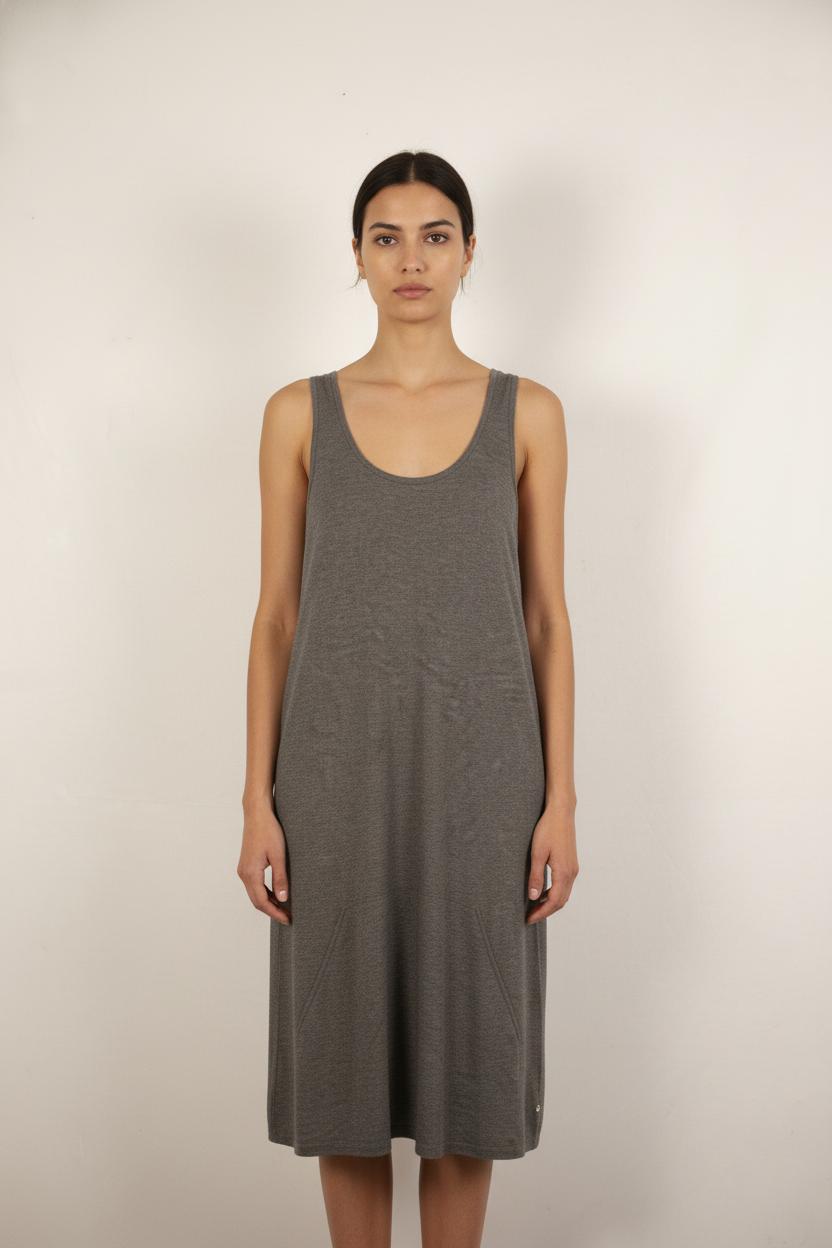 Robe Débardeur Grise - Taille M/38