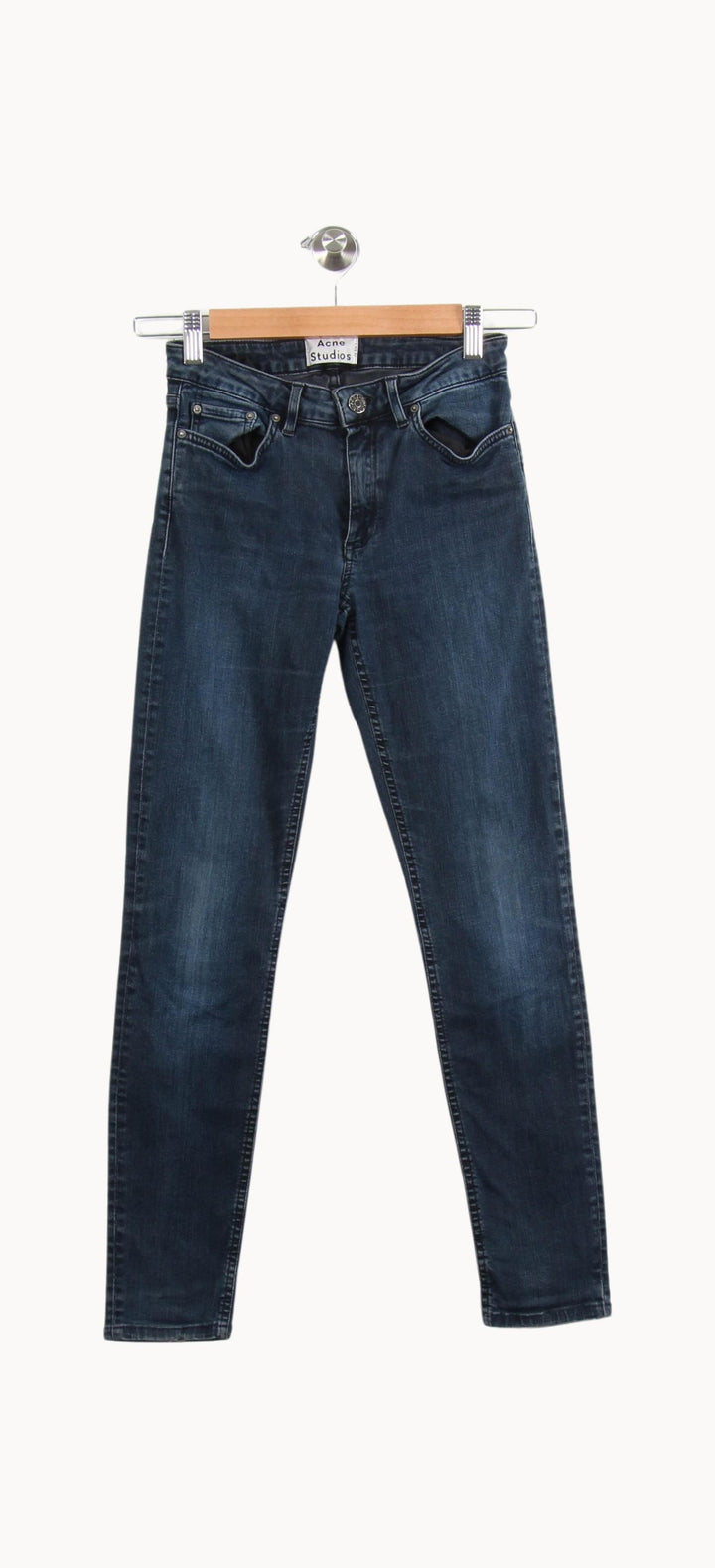 Jean Slim Bleu - Taille S/36 de la marque Acne Studios | PARAD61606 - Vendu par Paradigme - Image 2
