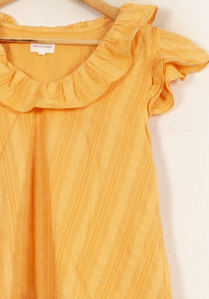 Blouse Orange - Taille S/36 de la marque Maison Stella & Suzie | PARAD61613 - Vendu par Paradigme - Image 3