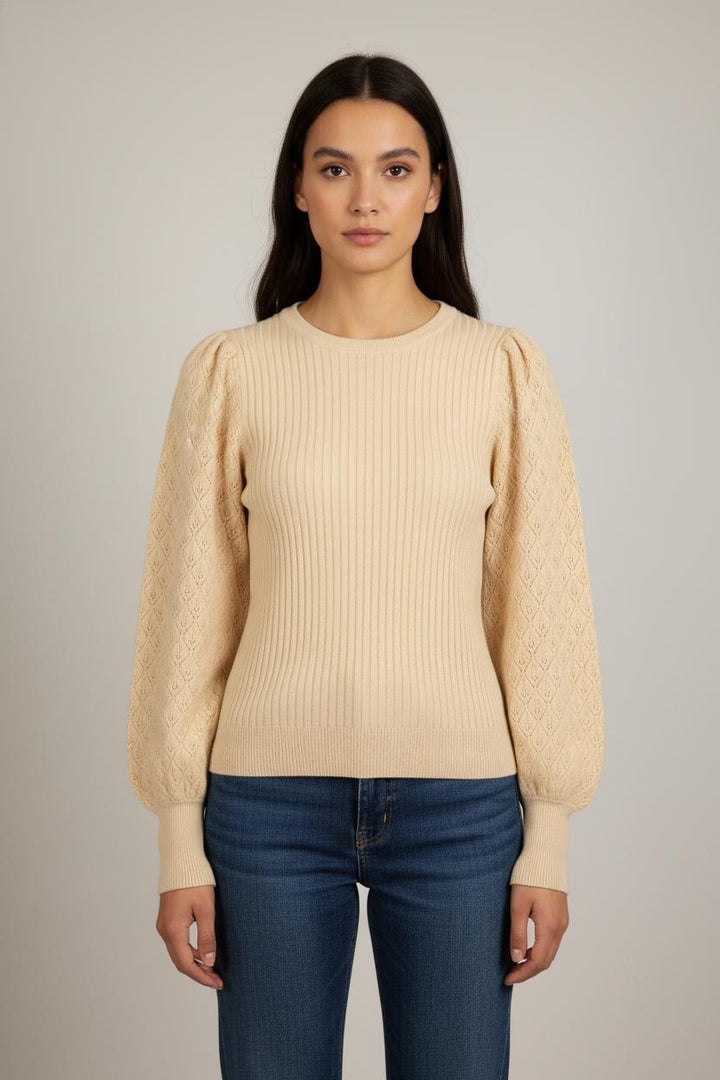 Pull Beige - Taille S/36
