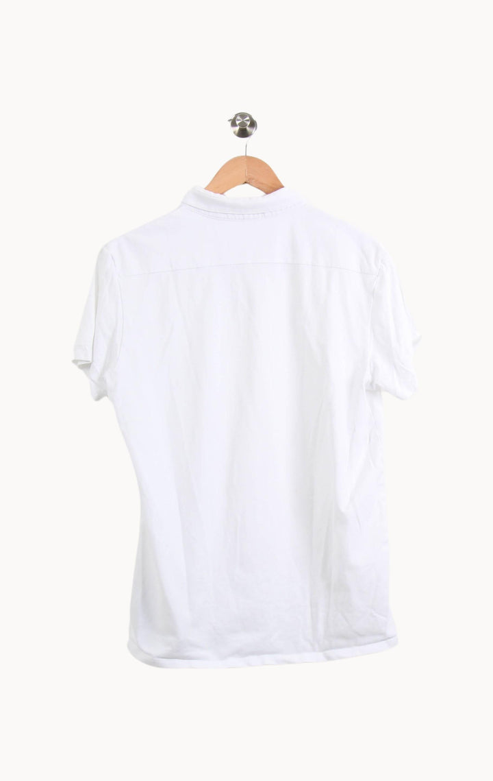 Polo Blanc - Taille L/40 de la marque IKKS | PARAD61622 - Vendu par Paradigme - Image 4