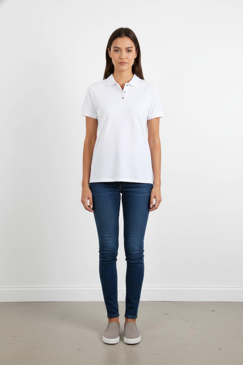 Polo Blanc - Taille L/40