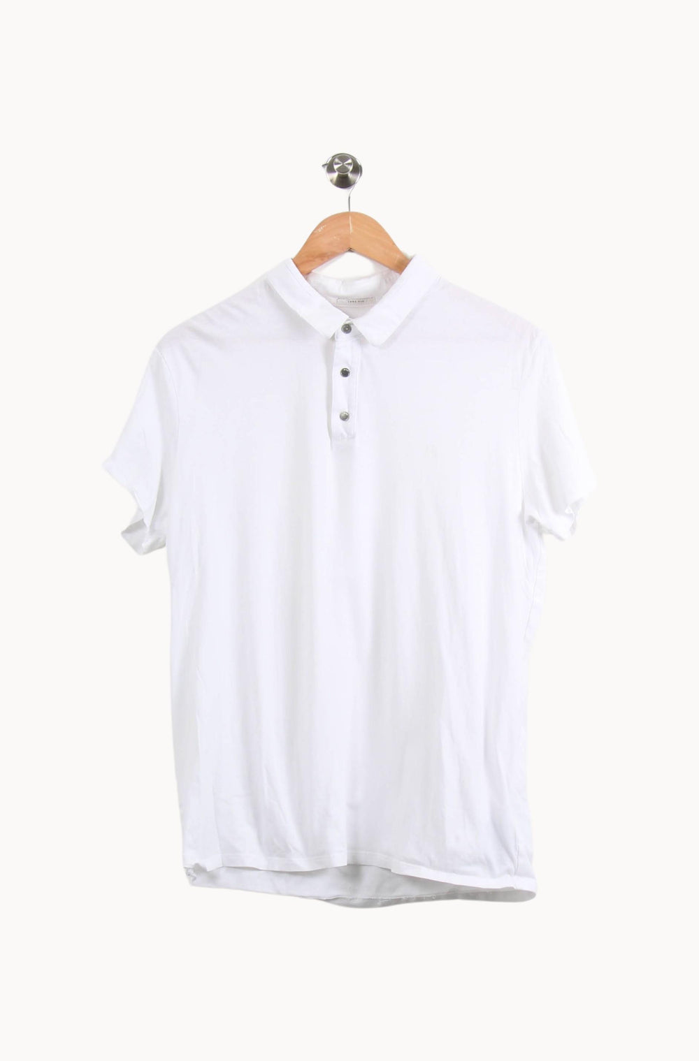 Polo Blanc - Taille L/40 de la marque IKKS | PARAD61622 - Vendu par Paradigme - Image 2