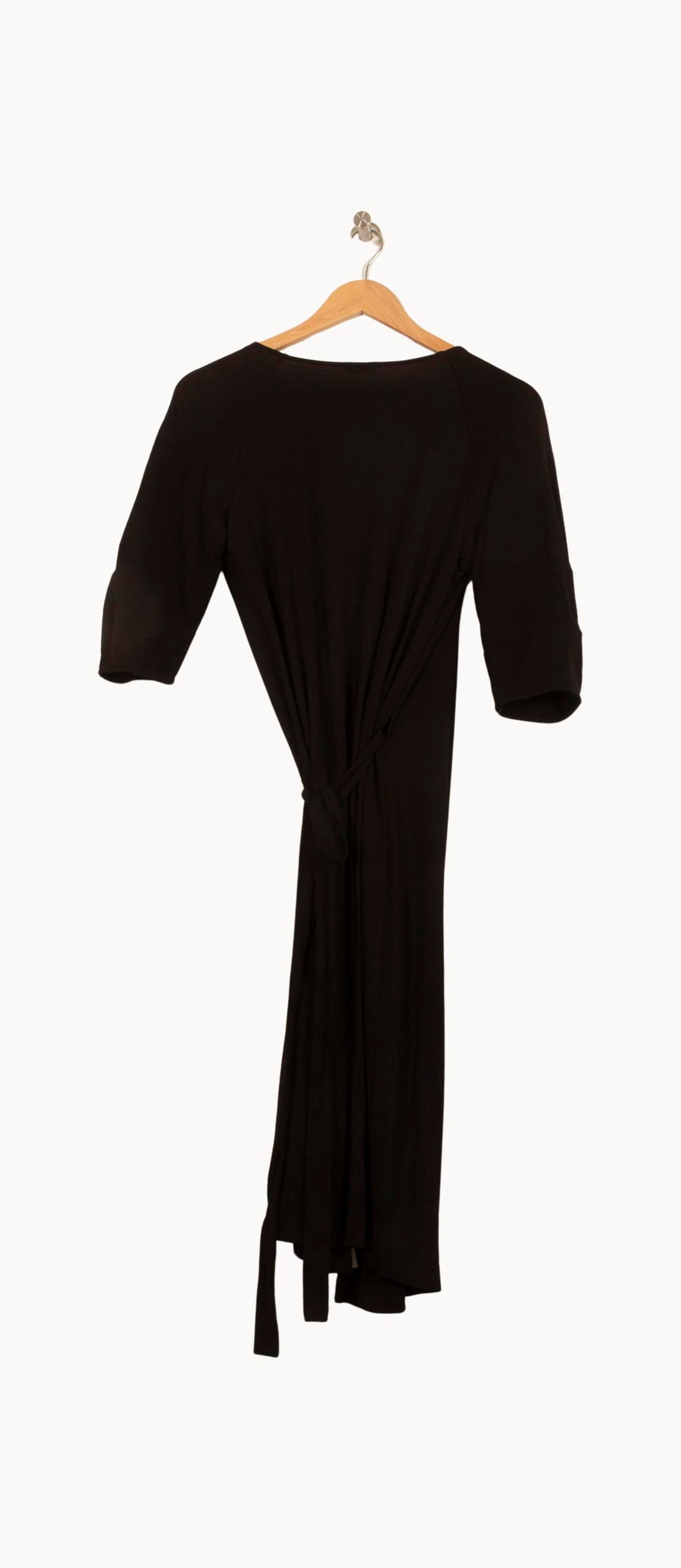 Robe Portefeuille Noire - Taille S/36 de la marque Filippa K | PARAD61625 - Vendu par Paradigme - Image 4