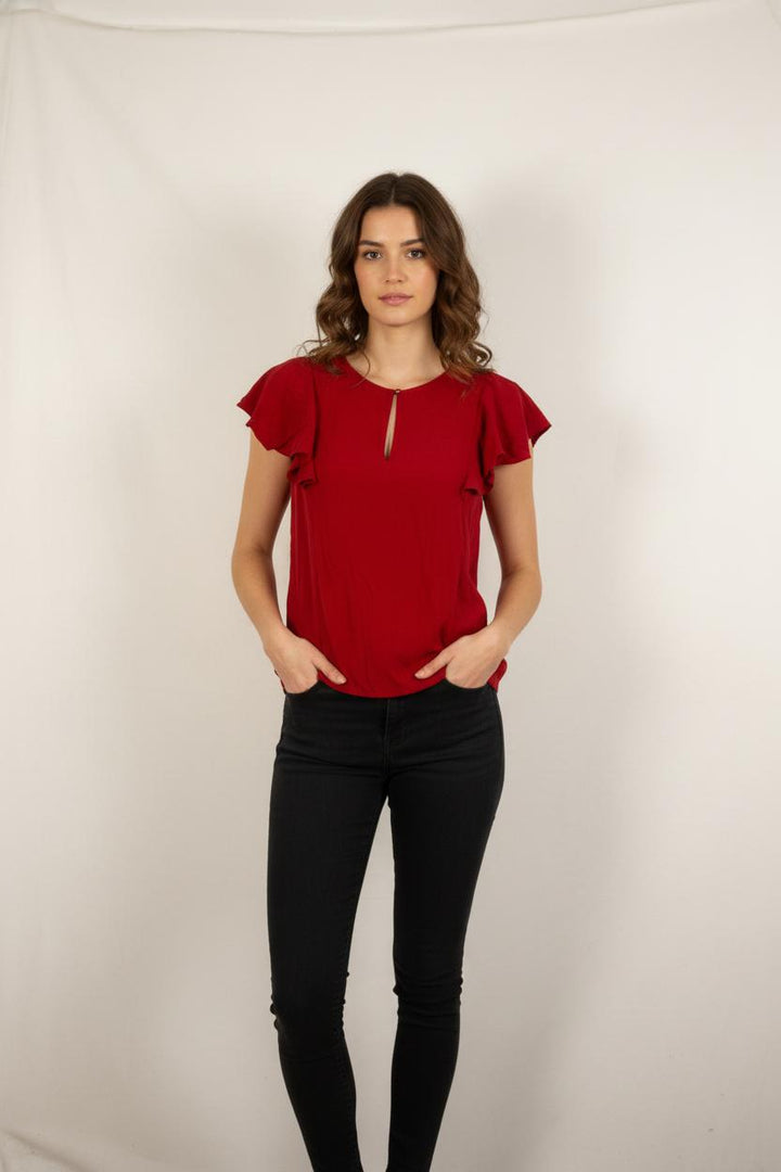 Blouse Bordeaux - Taille XS/34