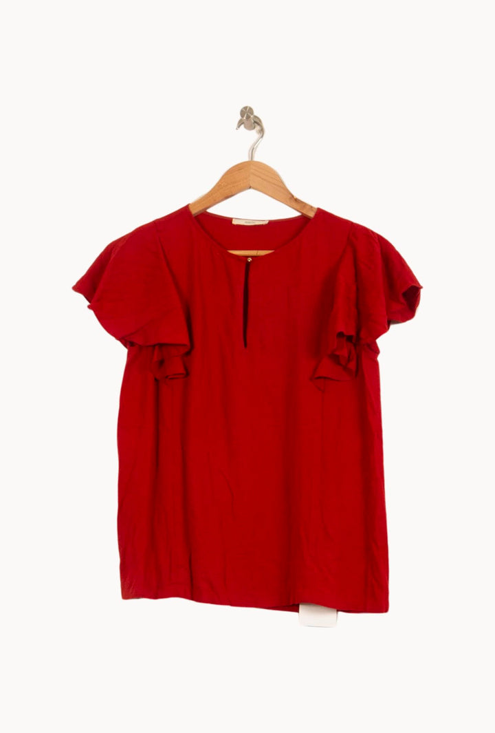 Blouse Bordeaux - Taille XS/34 de la marque Sessùn | PARAD61626 - Vendu par Paradigme - Image 2